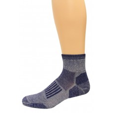 Wise Blend Men's Everyday Quarter Socks, 1 Pair, Denim, Medium, Shoe Size M 9-13