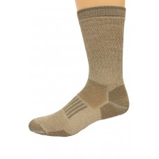 Wise Blend Men's Everyday Crew Socks, 1 Pair, Khaki, Medium, Shoe Size M 9-13