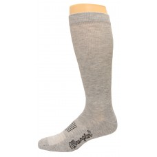 Wrangler Men's Western Boot Sock 1 Pair, Grey, M 11-13